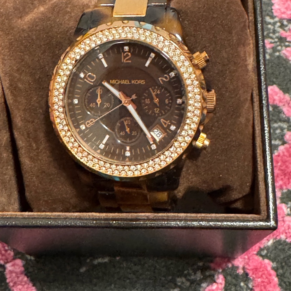 Michael Kors Gold and Black Watch